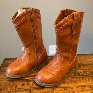 Laura Ashley Girls' Cowgirl Boots, size 7 toddler NEW IN BOX